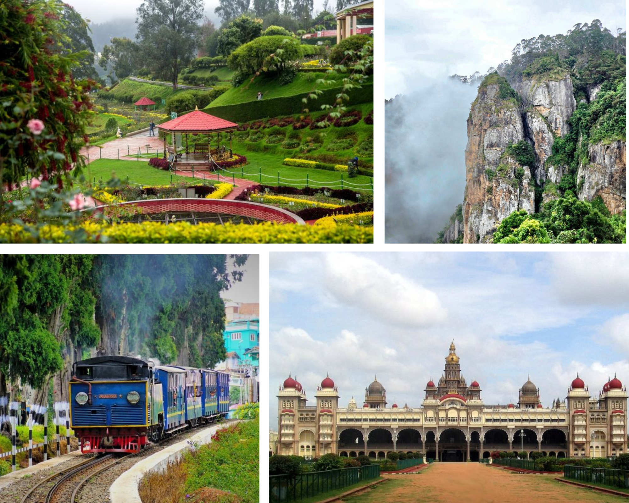 Mysore – Ooty – Kodaikanal Tour Package